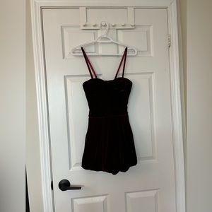 NWT Dazzlin Red Velvet Cute and Sexy Mini Dress (Japan Brand)